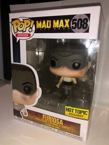 LOT OF (2) FURIOSA #508 MAD MAX FURY ROAD HOT TOPIC EXCLUSIVE FUNKO POP FIGURE - Picture 1 of 6