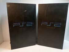 Lot Of 2 Sony Playstation 2 PS2 FAT Console Broken For Parts As-Is Powers On 