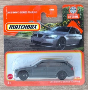 2024 Matchbox '12 BMW 3 Series Touring - 1:64 1/64 MBX Highway 34/100 Gray - Picture 1 of 1