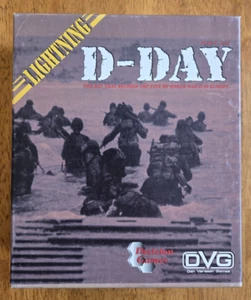 Lightning D-Day, Decision Games Wargame in Box, Card Game Complete 2004 - Picture 1 of 7