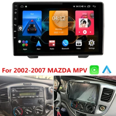 9Inch Android Radio GPS Multimedia Navigation For Mazda MPV Premacy 2002-2007 - Image 1 of 4