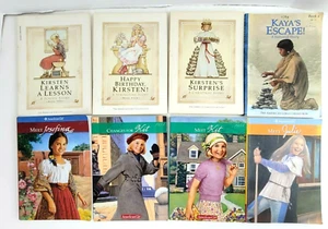 8 American Girl Books Assorted Lot Kirsten Kaya Josefina Kit Julie 1986 - 2007 - Imagen 1 de 12