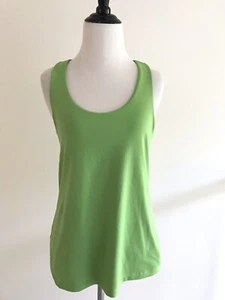 Athleta Tank Womens Size S Green Racerback Top Built in Bra Athletic Sportswear - Picture 1 of 10