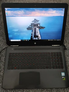 HP Omen 15 inch i7-7700HQ 16GB RAM GTX 1050 256Gb SSD 1TB HDD Gaming Laptop - Picture 1 of 9