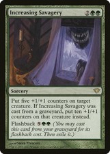 Increasing Savagery Dark Ascension PLD Green Rare MAGIC MTG CARD ABUGames