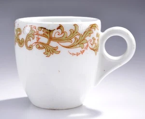 Antique Café Germania Restaurant Demitasse Cup, Bauscher Bros Germany 1906 - Picture 1 of 5