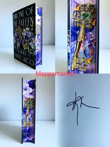 SIGNED Throne of the Fallen by Kerri Maniscalco 1/1 (2023, Hardcover) STENCILED - Picture 1 of 18