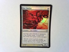 Foil  Kor Duelist	 Zendikar - Magic the Gathering MTG - White