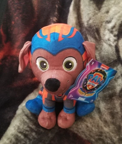 New 2023 Paw Patrol The Mighty Movie Zuma 7" plush Cover