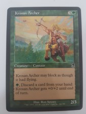 Krosan Archer Magic the Gathering MTG Odyssey Green Common