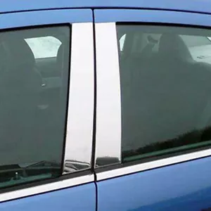 6pcs Silvery Pillar Posts Door Trim Cover Decal Fit For Peugeot 4008 2013-2017 - Picture 1 of 10