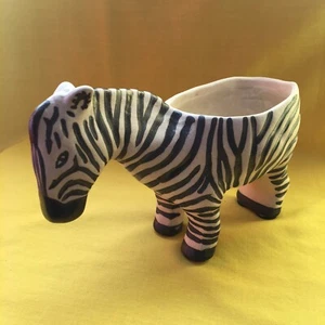 Zebra Planter Designed by LEAH REENA GOREN for Anthropologie - Discontinued - Imagen 1 de 10