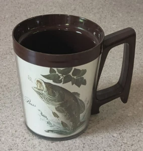 Vintage Flambeau Großmaul Bass Kunststoff Kaffeebecher großer Griff kostenloser Versand! - Bild 1 von 4