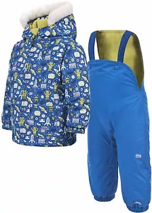 TRAJE DE 2 PIEZAS TRESPASS SQUEEZY BEBÉ NIÑOS ESQUÍ AISLADO NIEVE IMPERMEABLE - Imagen 1 de 2