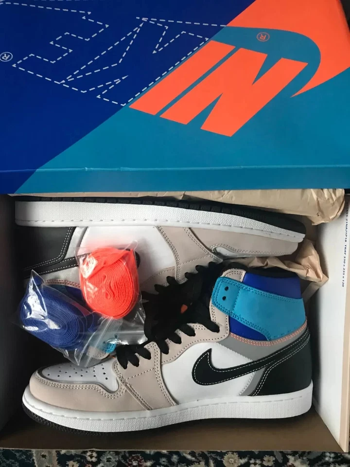 Nike Air Jordan 1 HIGH RETRO OG Prototype Size 10 UK, US 11, EU 45 - Image 1 of 4