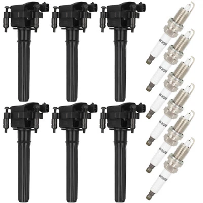 For Chrysler 300 2005 V6 3.5L Set of 6 Ignition Coil & Spark Plug UF269 New Foto 1 de 4