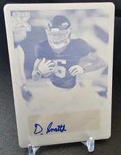 2021 Leaf Memories 1990 Base Magenta Plate Auto Devonta Smith 1/1 BA-DS2 SSP