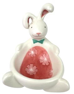 Ceremic Bunny Süßigkeiten Schmuck Schale 6"x 4,5" Dekoration - Bild 1 von 3