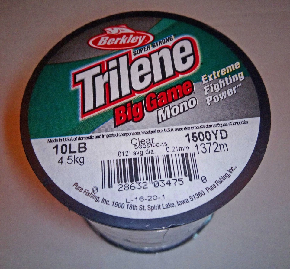 Berkley Trilene Big Game Mono 10# X 1/4# Transparente Foto 1 de 1