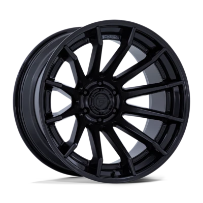 4 llantas negras de 22 pulgadas para camioneta Ford F150 combustible todo terreno quema 22x12-44 6x135 Foto 1 de 4