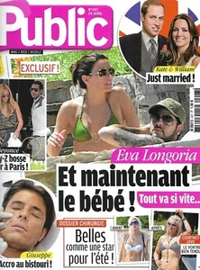 PUBLIC n°407 29/04/2011 Eva Longoria/ Kate & William/ Beyoncé/ Dossier chirurgie - Imagen 1 de 1