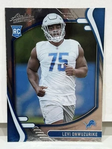 2021 Panini Absolute Football Levi Onwuzerike Rookie Card #157 Detroit Lions - Bild 1 von 2