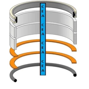 AH163671 Kit guarnizioni cilindro braccio adatto a John Deere 544H 544J - Foto 1 di 1