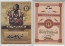 2011-12 Panini Gold Standard Signs of Gold /49 World B Free #SG-62 Auto