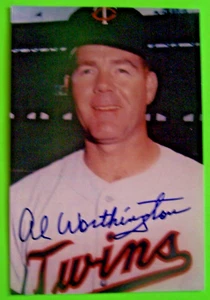 AL WORTHINGTON HANDSIGNIERTES 4x6 GLANZFARBFOTO - ZWILLINGE - Bild 1 von 2