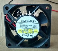 1pcs NONOI F6025X24B AH DC24V 0.25A 6025 60MM fan 2PIN