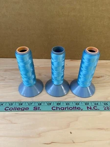 Trusew Coats polyester embroidery thread, TEX30 4 Blue 14964 part spools 2000 yd - Picture 1 of 5