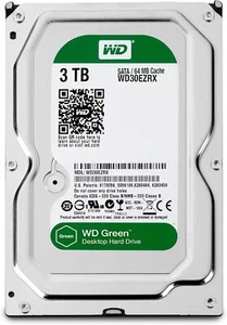 Western Digital Caviar Green 2.9TB Internal 5400RPM 3.5" (WD30EZRX) HDD - Picture 1 of 2