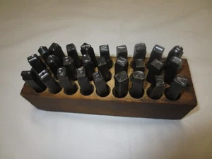 1/4" Steel Stamp, Letter Set - Y151 - Picture 1 of 3