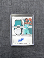 2022-23 National Treasures Dual Rookie RC Patch Auto Mark Williams #d /99 SSP