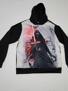 (#C) STAR WARS Darth Vader Hoodie  Sweatshirt Black Size Men's Medium Pullover  - Picture 1 of 6