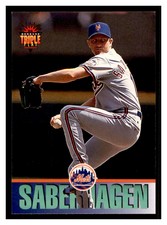 1994 Triple Play #148 BRET SABERHAGEN New York Mets ~A7Y