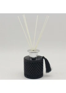 New Desire Pomegranate Noir Diffuser In Ornate Glass Jar Tassels Black 200ml - Picture 1 of 1
