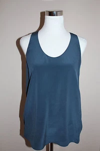 Camiseta sin mangas de gasolina Rebecca Taylor de seda talla 10 $195 nueva con etiquetas - Imagen 1 de 8