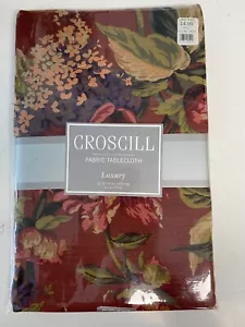 CROSCILL FABERIC TABLECLOTH LUXURY 52”x 70” Serena - Picture 1 of 4