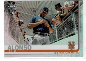 2019 Topps Chrome Refractor 475 Image Variation Pete Alonso RC - New York Mets - Bild 1 von 1
