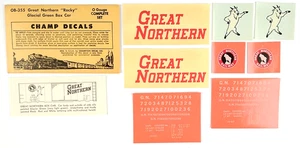 O Gauge OB-355 Great Northern Rocky Glacial Green Box Car Champ Decal Set PB863 - Picture 1 of 1