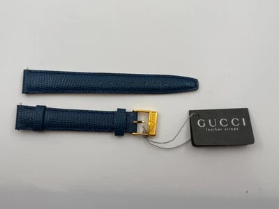 Gucci 6500L Blue Leather Strap 14 mm - Image 1 of 4