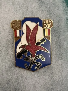 Prendedor de cresta MP DI DUI ferrocarril policía militar 397 del ejército de Estados Unidos - Imagen 1 de 3