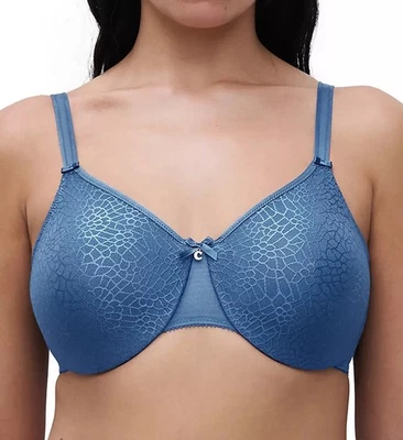 CHANTELLE 1891 C MAGNIFIQUE MINIMIZER UW Bra ~ BLUE JEANS  VARIOUS SIZES NWT $84 - Image 1 of 4