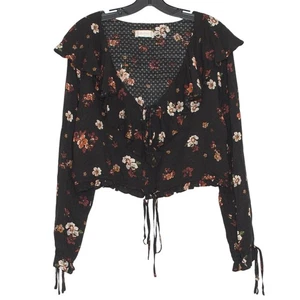 Altar'd State Crop Top Floral Cottage Dark Academia Romantic Boho Fairy Medium - Bild 1 von 8