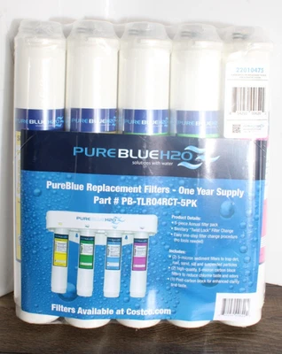 Pure Blue H2O Reverse Osmosis Water Filtration System 5pk Replacement Filters - Image 1 of 3