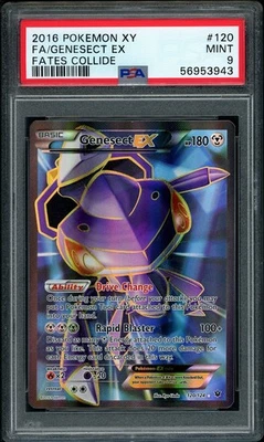 2016 Pokemon XY Fates Collide Genesect EX Full Art #120 PSA 9 MINT - Image 1 of 2