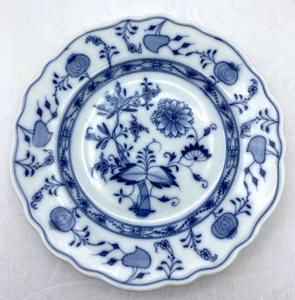 Antique Carl Teichert Meissen Blue Onion Salad Plate 7.5" c 1882-1929 - Picture 1 of 4