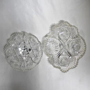 Lot of 2: Crystal Dishes - Picture 1 of 5