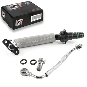 2x Turbolader Ölleitung für Opel Astra J Cascada Corsa D E Insignia Zafira C 1.4 - Picture 1 of 12